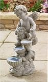 Garden Lawn or Patio Solar Powered Cherub