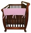 SHORT PINK FLEECE - CRIB RAIL COVERS