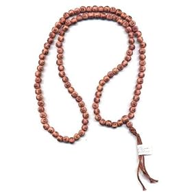 All Natural Handmade Cedar Prayer Beads Necklace - 8mm Beads