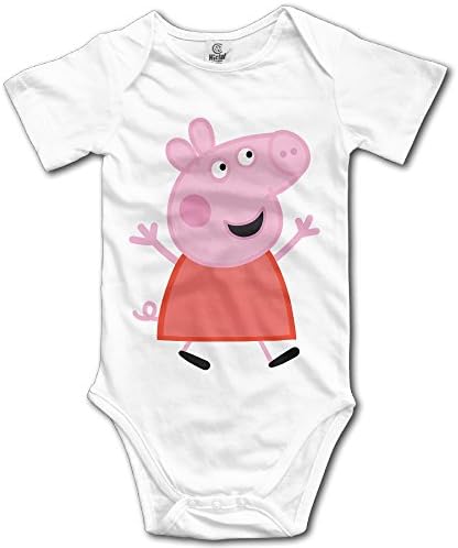 Popular Cartoon Peppa Pig Cute Baby Onesie Bodysuit