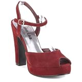 Soho Lab by Skechers Cherity Burgundy sandals