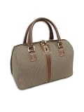 London Fog Oxford 16 Satchel Tote, Tan, One Size