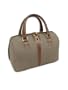London Fog Oxford 16" Satchel Tote, Tan, One Size