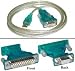USB to Serial Cable, Type A Male to DB9/DB25 Male, 6 ft