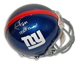 Autographed Kevin Boss New York Giants Proline Helmet Inscribed SB XLII Champs!
