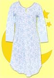 Carole Hochman Nature's Blossoms Blue Sleepshirt