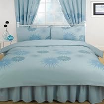 Saturn Duvet Cover Set, Duck Egg, King