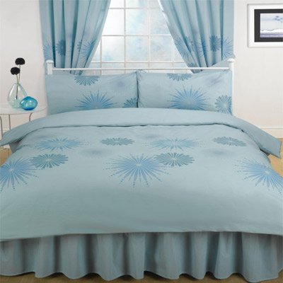 Saturn Duvet Cover Set, Duck Egg, King