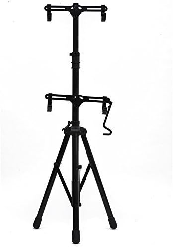 Aosom Free Standing Tripod Gravity Dual Bike Storage Rack Repair Stand, Black, 63" by Aosom Direct
