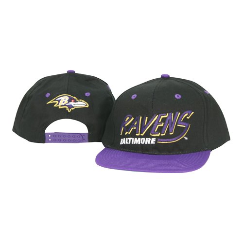 Baltimore Ravens Snap Back Flat Bill Adjustable Baseball Hat