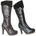 Platform Knee High Sexy Go Go Boots Fur Trim