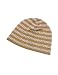 Versace Greca Horizontal Lines Signature Wool Skull Cap Sand