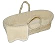 Tadpoles 5 Pc. Cable Knit Moses Basket Set- Natural