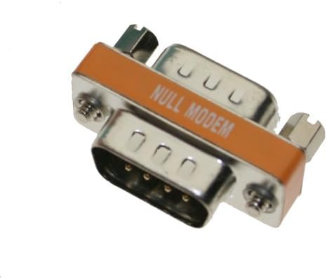 Null Modem Adapters Mini DB-9 to DB-9 Male to Male Null Adapter