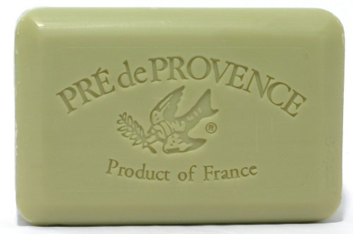 Pre de Provence Soap, Green Tea, 8.8 -Ounce Cello Wrap
