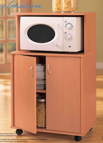 Mobile Microwave Cart with Casters Mobile Microwave Cart with Casters