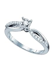 0.25CT-DIA RD-CENTER BRIDAL RING