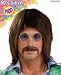 60's 70's Hippie Singer Costume Wig