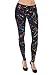 Extreme 80's Splatter Leggings X-Large Women's Black