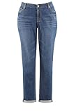 Avenue Plus Size Rolled Cuff Jean