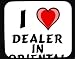 I Love Dealer in Oriental Carpets Decorated Mouse Pad