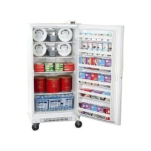 Summit Commercial Series SCUF25 24.7 cu. ft. Freestanding Upright Freezer for Commercial Use
