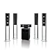 Teufel Motiv 6 Set 1 5.1 schwarz mit Glasrahmen