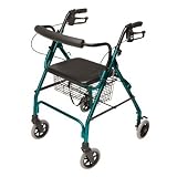 Graham Field Walkabout Lite Four-Wheel Rollator Teal Green