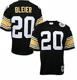 Pittsburgh Steelers NFL Jersey Rocky Bleier #20 Black Throwback Jersey Size 56