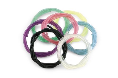 Helix Racing Products Colored Vent/Primer Line - 1/8in. I.D. x 1/4in. O.D. 5ft. - Red 180-1401