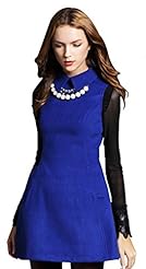 General Print Spring 2015 Wool Sleeveless  Dress