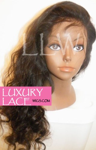 18 in. Luxury Lace Malaysian BodyWave Full Lace Wig #2 Color