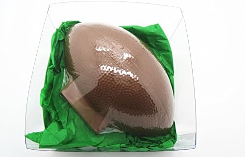 Valentines Day Gift 3D Football of Solid Milk Chocolate Candy Bar Football Lover for Birthday Gift Christmas Gift (Football)
