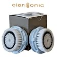 2 Clarisonic Skin Cleansing DELICATE Brush Heads Twin Pack Retail Box Replacement Brush Heads - DELICATE Skin by Clarisonic