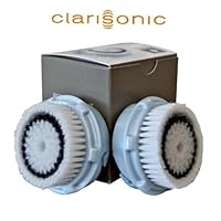 2 Clarisonic Skin Cleansing DELICATE Brush Heads Twin Pack Retail Box Replacement Brush Heads - DELICATE Skin