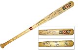 2004 Boston Red Sox Team Signed WS Champs Bat - Model REDSBTS000010