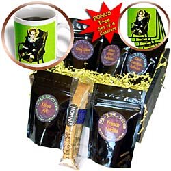 Collectible Dolls - French Bru Doll - Coffee Gift Baskets - Coffee Gift Basket by 3dRose LLC