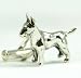ORB Originals Silver Cufflinks Bull Terrier