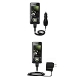 Essential Kit for the Sony Ericsson S500c - includes Car and Wall Charger with Rapid Charge Technology - Gomadic Brand w/ TipExchange Technology