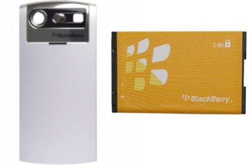 OEM Blackberry Pearl 8110 8120 8130 WHITE Battery + Door 8110, 8120, 8130 Pearl