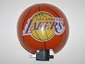 LOS ANGELES LAKERS 3-D Logo Basketball Shaped NIGHT LIGHT