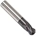 Melin Tool CCMGS-B Carbide Ball Nose End Mills, Decimal, Stub Length, AlTiN Finish, 30 Degree Helix, For Use With Cast Iron, Nickel/Nickel Alloys, Plastics, Steel/Steel Alloys, Titanium/Titanium Alloys