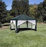 Deluxe Screen House/party Tent 10'x12' Green