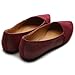 Ollio Women's Shoe Ballet Comfort Faux Suede Flat