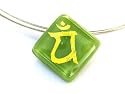 Schmuck aus Deutschland, handgearbeiteter Glasschmuck, Pendant Halskette Small Herzchakra