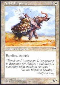 Magic: the Gathering - Noble Elephant - Mirage