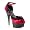 Red Satin/Black