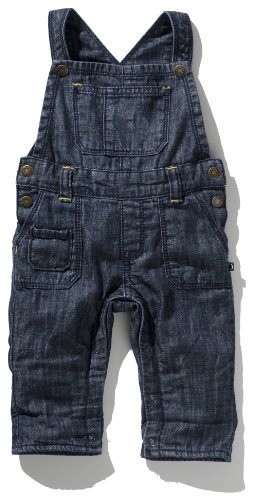 Noppies Unisex - Baby Latzhose 24107 Overall denim Brogan, Gr. 74, Blau (stone wash) Preisvergleich