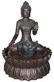 Alpine GEM106 Tao Fountain: Buddha Fiberglass with LED lights