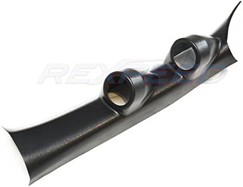 Rexpeed Black ABS Double Dual Pillar Gauge Pod for 2013+ Subaru BRZ / Scion FR-S